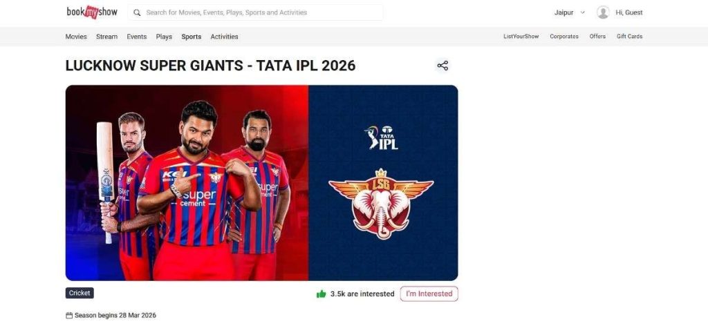 Open the BookMyShow App