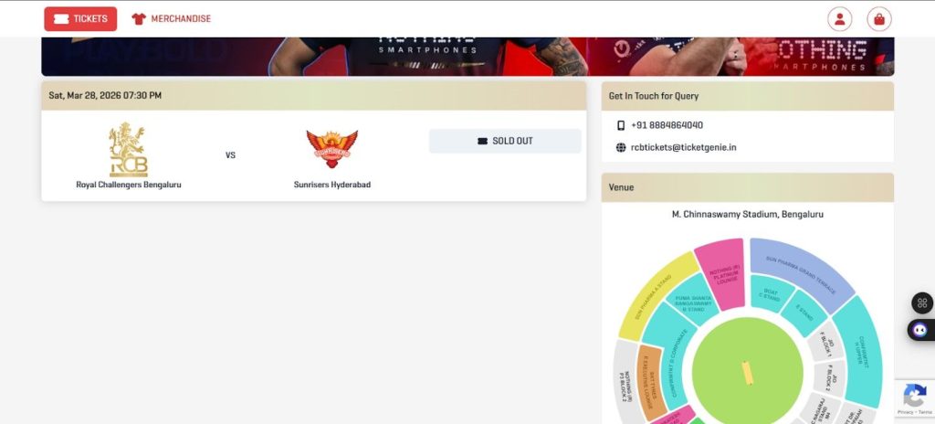 Select the IPL 2026 Match