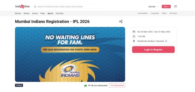 PL 2026 Tickets Registration